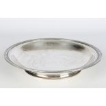 830 Silber Fußschale, Johannes Siggaard (act. 1932-1960), silver bowl,