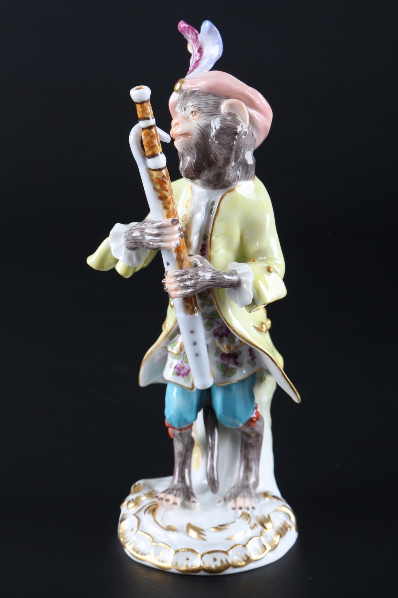 Meissen Fagottspieler aus der Affenkapelle, bassoon player monkey chapel,