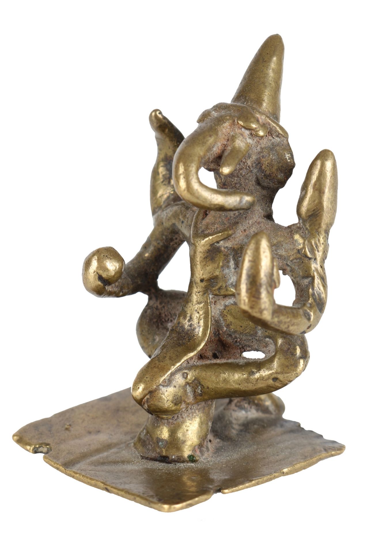 Bronze Ganesha 14. Jahrhundert mit Zertifikat, bronze sculpture 14th century, certificated,