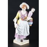 Meissen Gnaga aus der Commedia dell'Arte, porcelain figure,