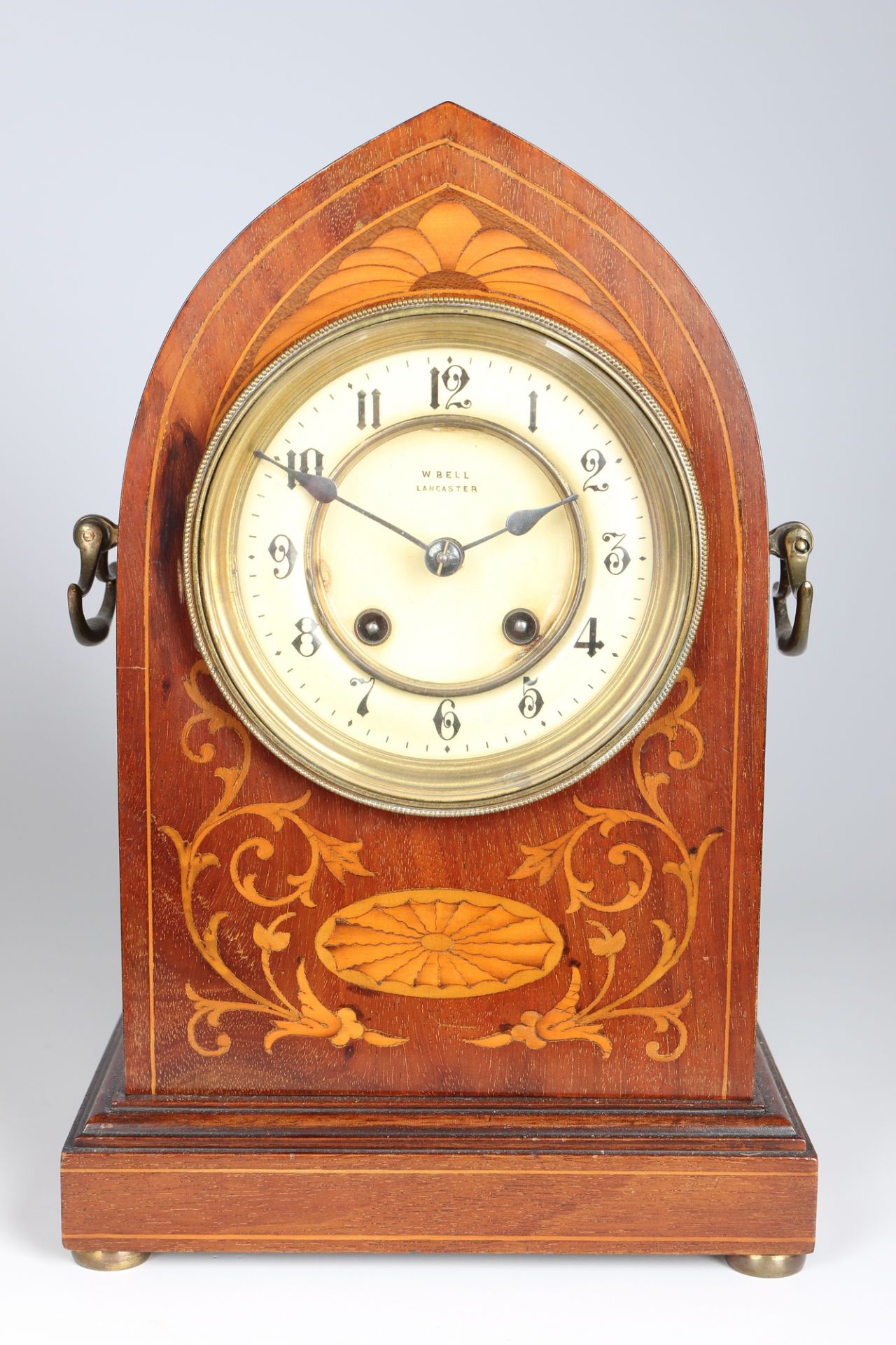 2 Stockuhren, England um 1900, bracket clocks, - Bild 5 aus 7