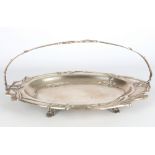 800 Silber Henkelschale, Österreich/Ungarn, silver handled bowl,