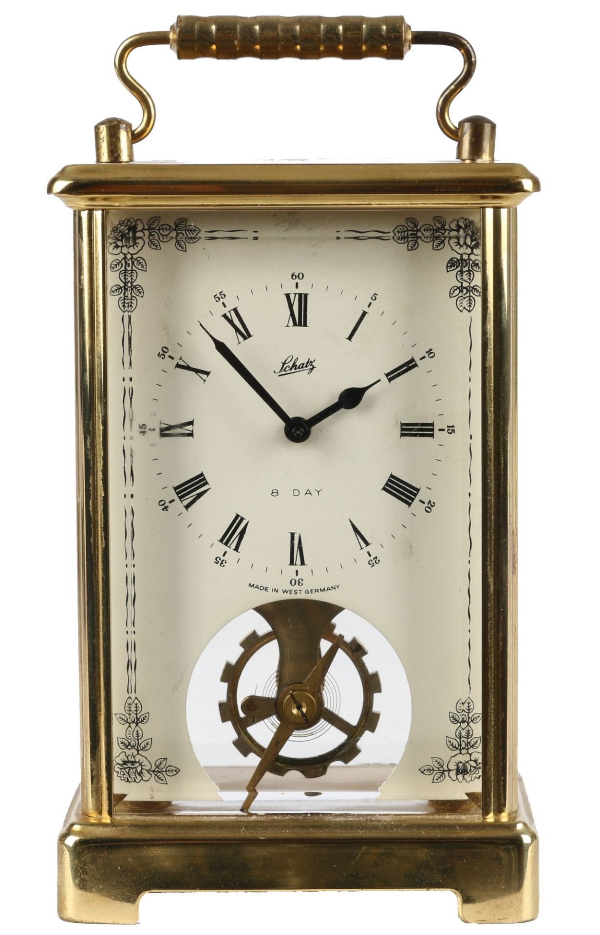 August Schatz Reiseuhr, carriage clock,