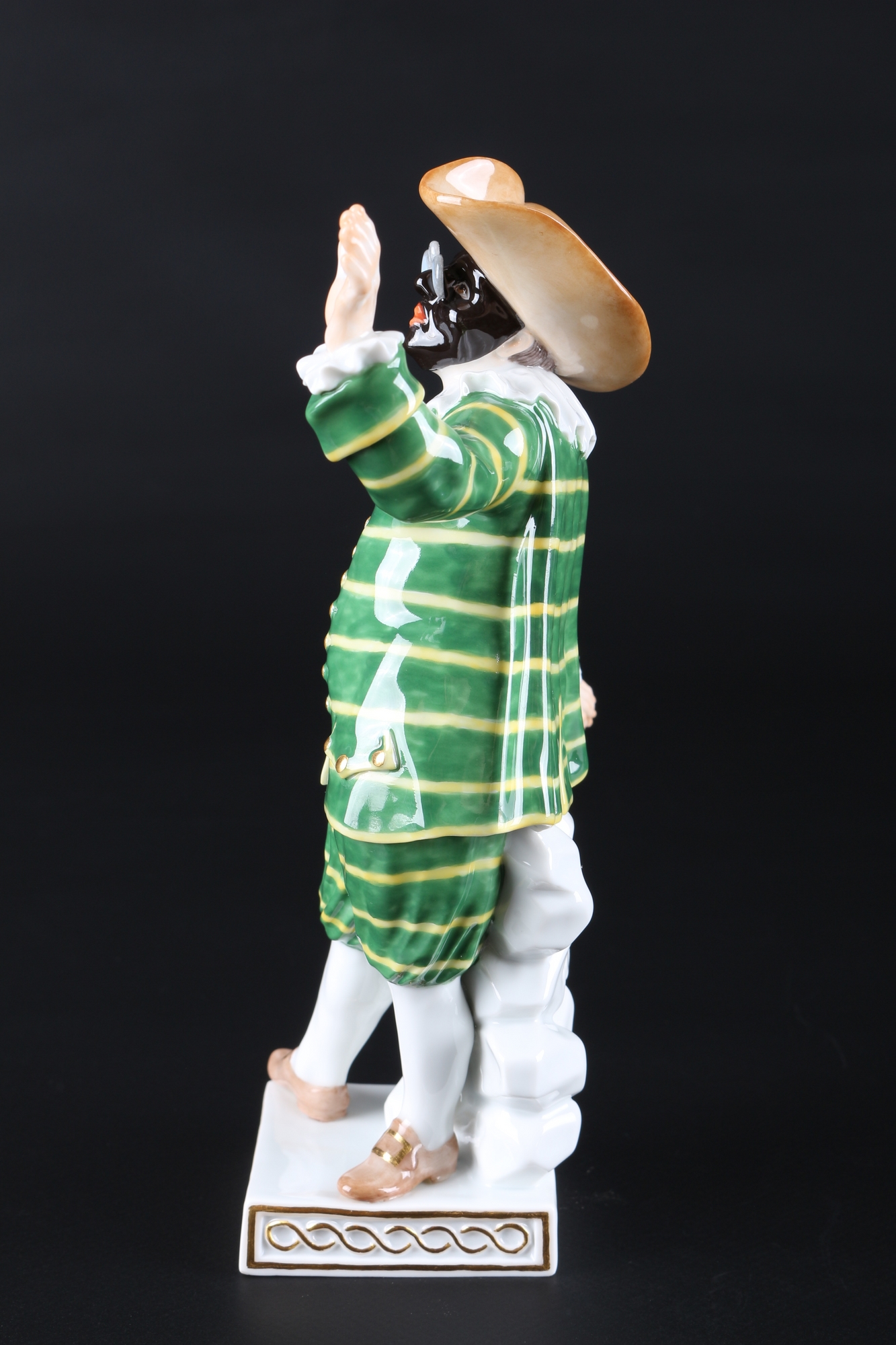 Meissen Tartaglia aus der Commedia dell'Arte, porcelain figure, - Image 2 of 5