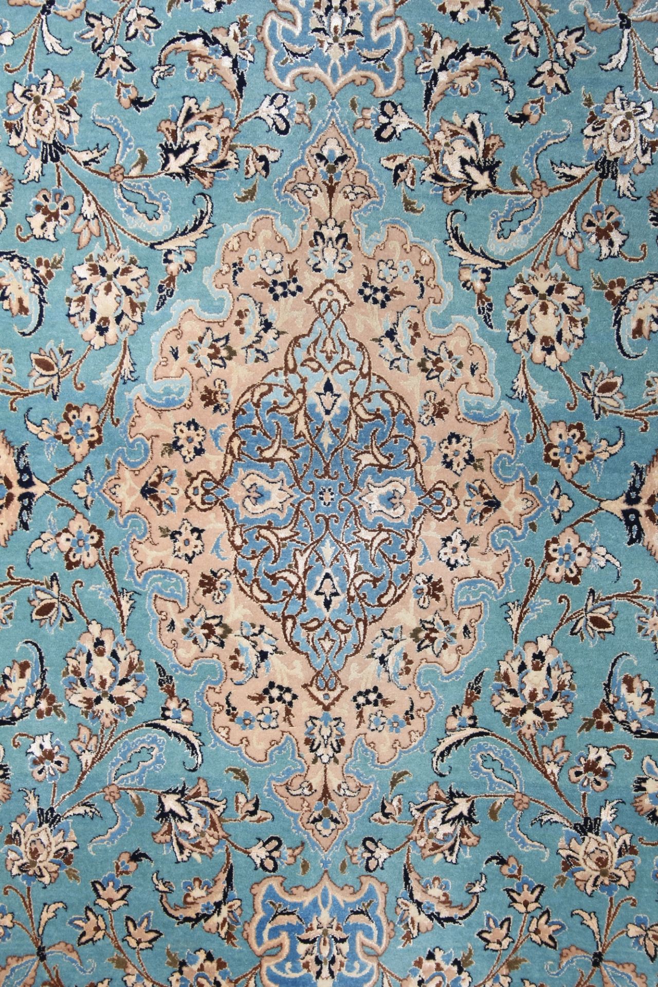 Nain Schischla Perserteppich, persian carpet, - Bild 2 aus 5