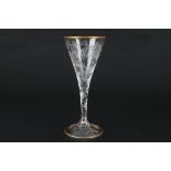 Ludwig Moser Karlsbad Kelchglas, glass goblet,