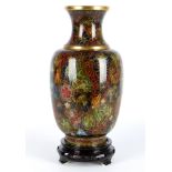 China Cloisonne Vase, chinese vase,