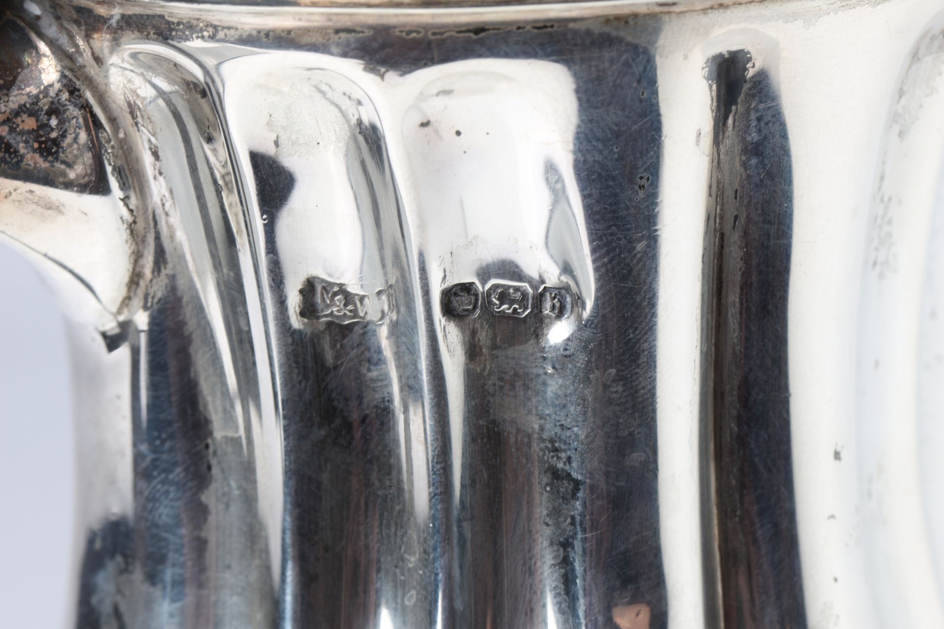 925 Silber Kaffeekanne Mappin & Webb, sterling silver coffee pot, - Bild 2 aus 6
