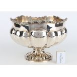 800 Silber große Prunkschale Boggiali Milan, italian silver bowl,
