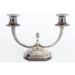 Greggio 800 Silber Kerzenständer, italian silver candlestick,