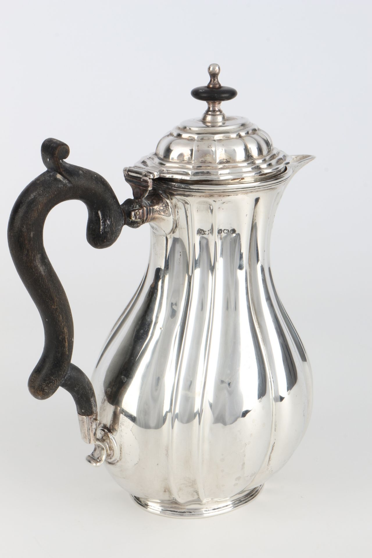 925 Silber Kaffeekanne Mappin & Webb, sterling silver coffee pot, - Bild 4 aus 6