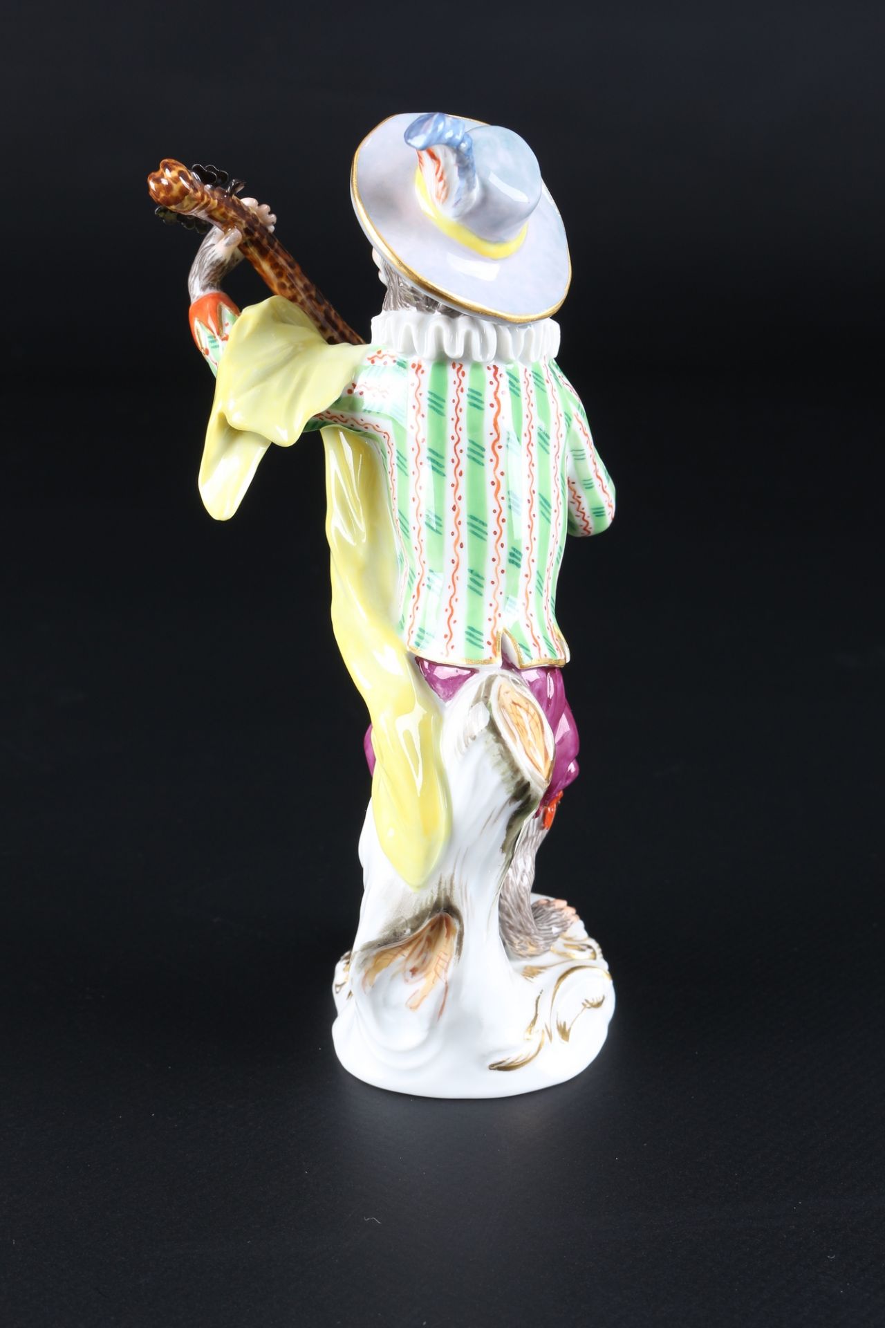 Meissen Affenkapelle Gitarrist, guitarist monkey chapel, - Image 3 of 5