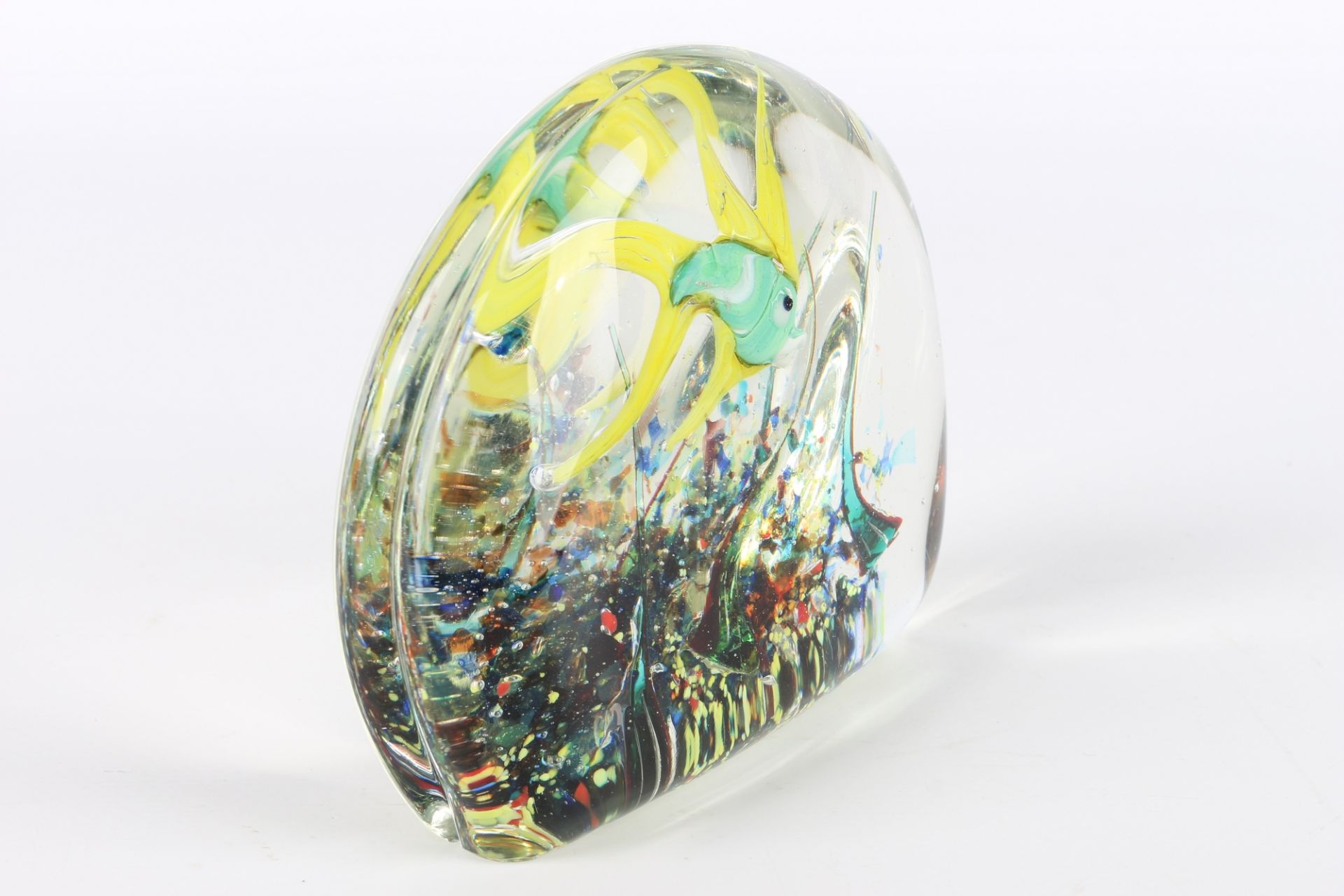 Murano Aquarium Fisch Briefbeschwerer, italian glass paperweight, - Image 2 of 4