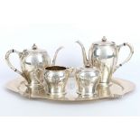 925 Silber Tee- und Kaffeeservice, sterling silver coffee tea set,