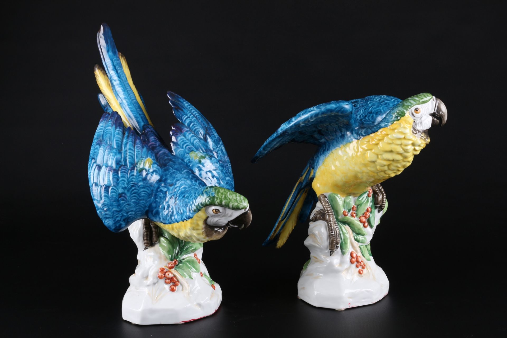 Unterweissbach 2 große Papageien Thüringen, parrot sculptures, - Bild 4 aus 6