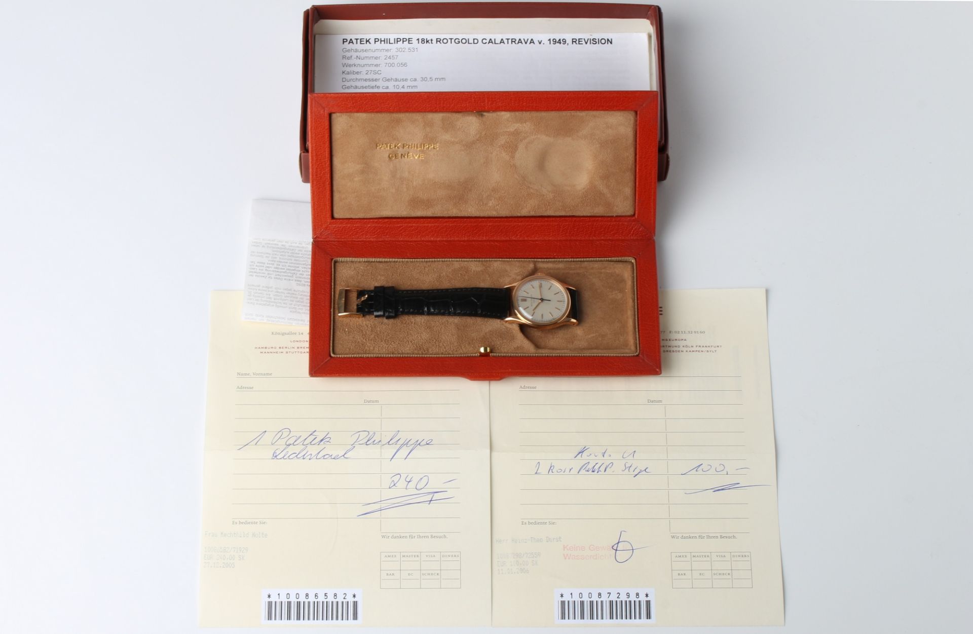 Patek Philippe 750 Gold Calatrava 1949 Herren Armbanduhr, men's wristwatch, - Image 2 of 8