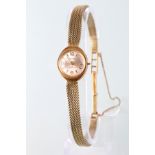 585 Gold Damenuhr mit Goldarmband Fa. Anker, women's 14K gold wristwatch,