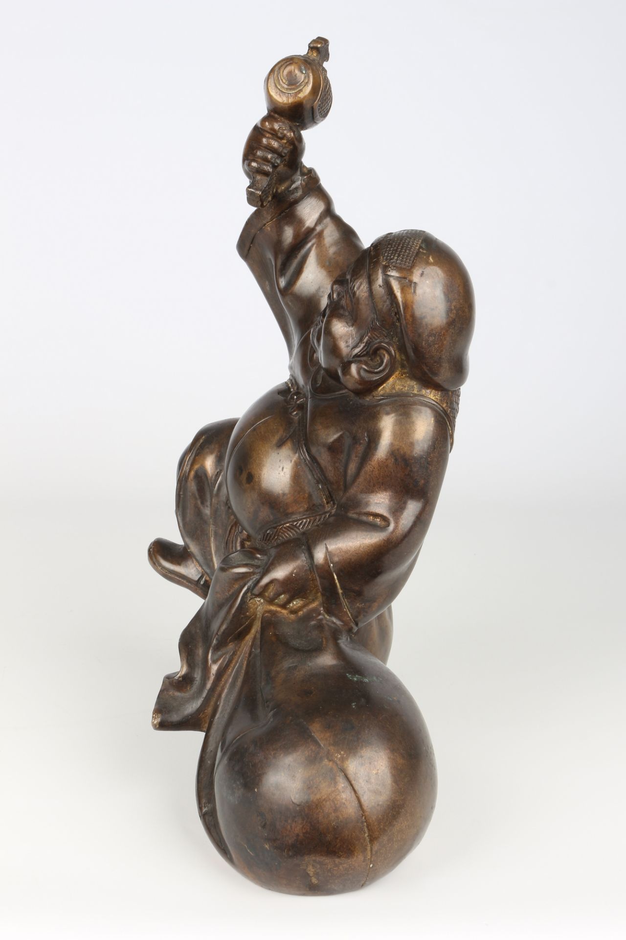 Japan Bronze Figur Daikoku Meiji-Period (1868 - 1912), japanese bronze sculpture, - Image 2 of 5