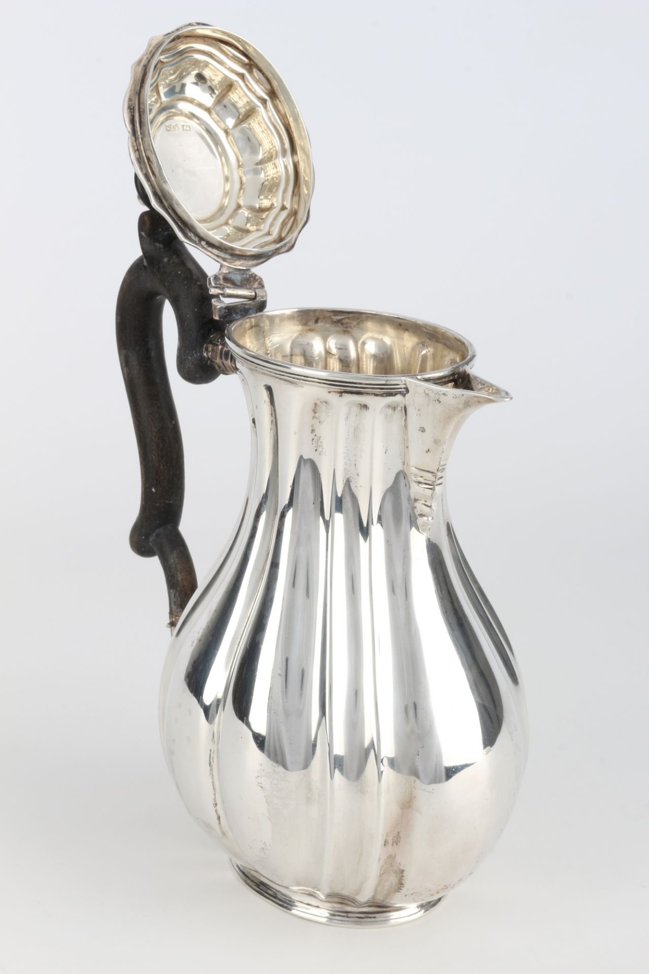 925 Silber Kaffeekanne Mappin & Webb, sterling silver coffee pot, - Bild 5 aus 6