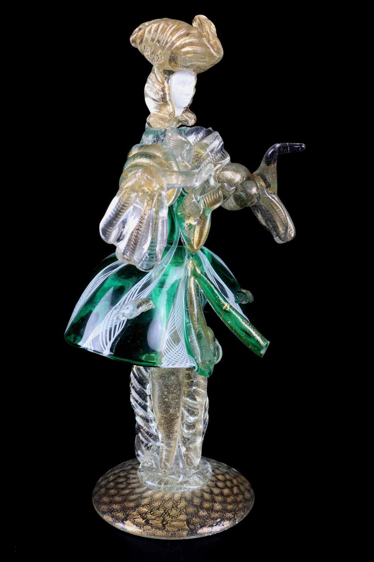 Murano Italy Figur Kurtisane, courtesan figures, - Image 2 of 5