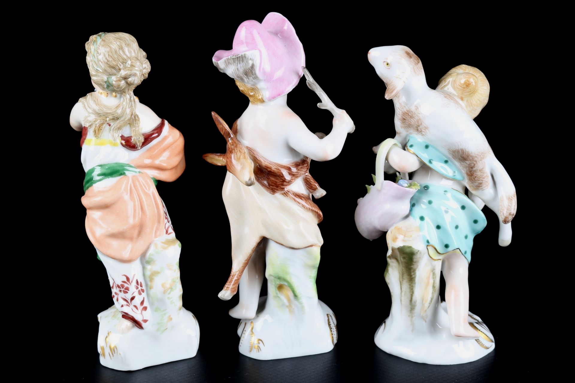 KPM Berlin 3 Kinderfiguren, porcelain figures, - Bild 3 aus 5