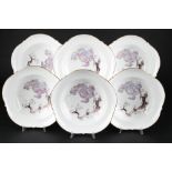 Meissen Mandelbäumchen 6 Suppenteller 1. Wahl, soup plates,