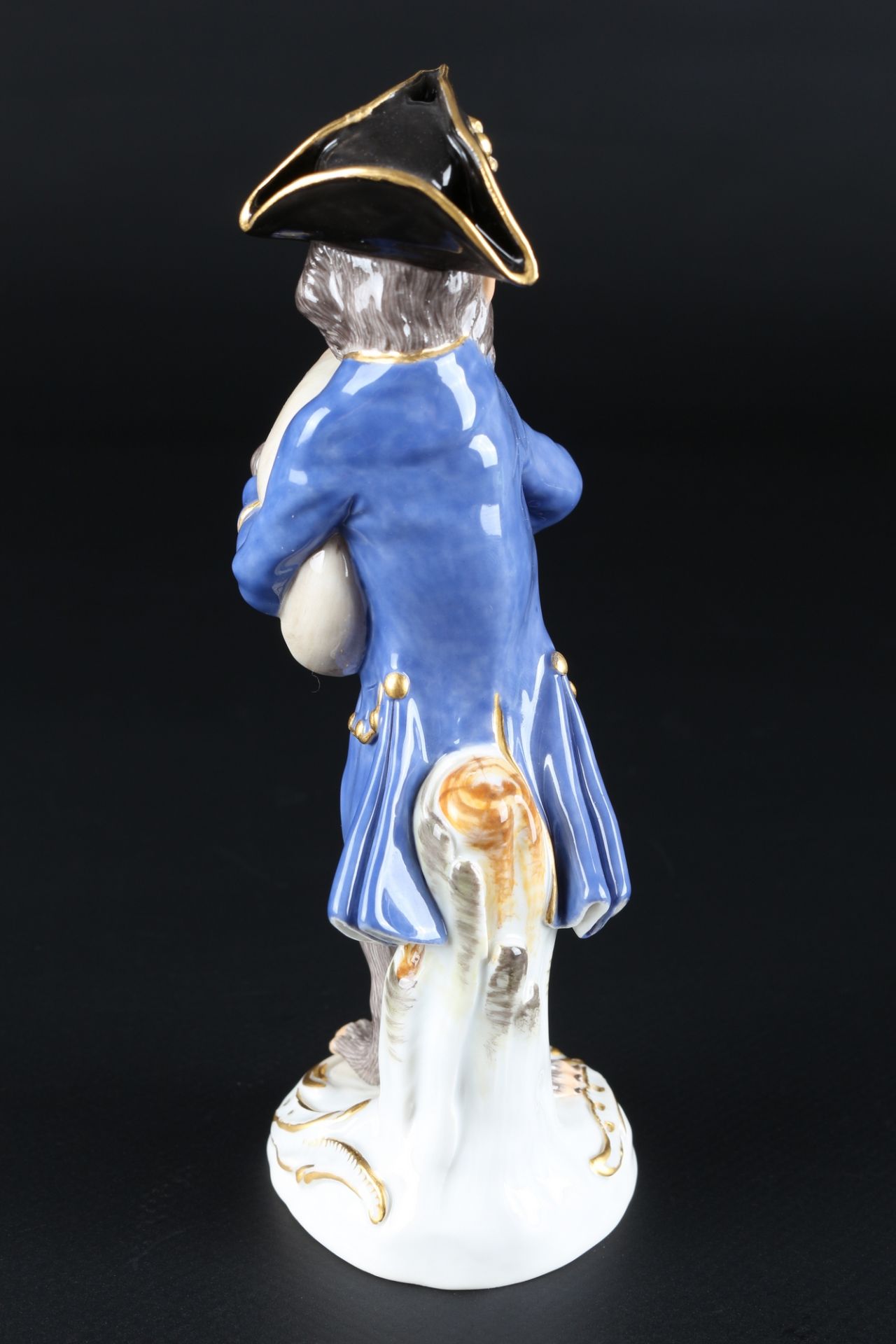 Meissen Affenkapelle Dudelsackpfeifer, bagpiper monkey chapel, - Image 3 of 5