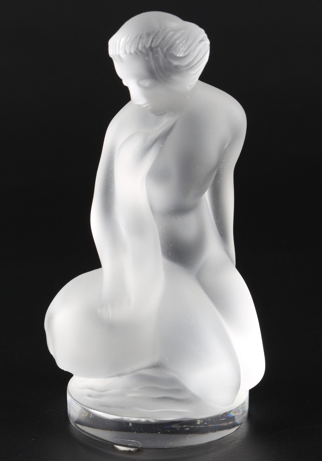 Lalique Lada und der Schwan, figure Lada and the swan,