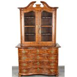 Barock 18. Jahrhundert Aufsatzschrank, baroque hutch cabinet 18th century,