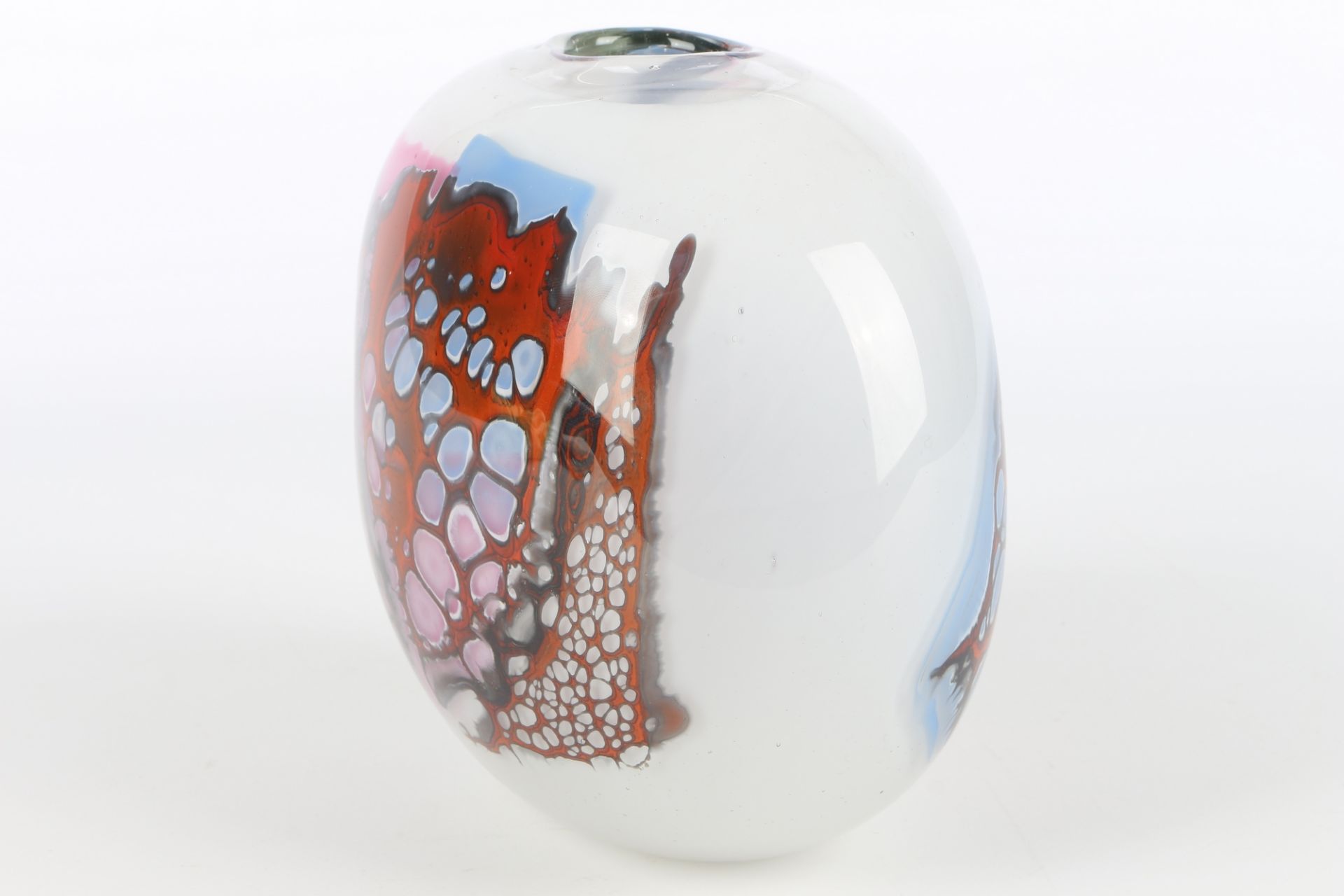 Volkhard Precht (1930-2006) Studioglas "Strukturen", artists glass vase, - Image 2 of 5