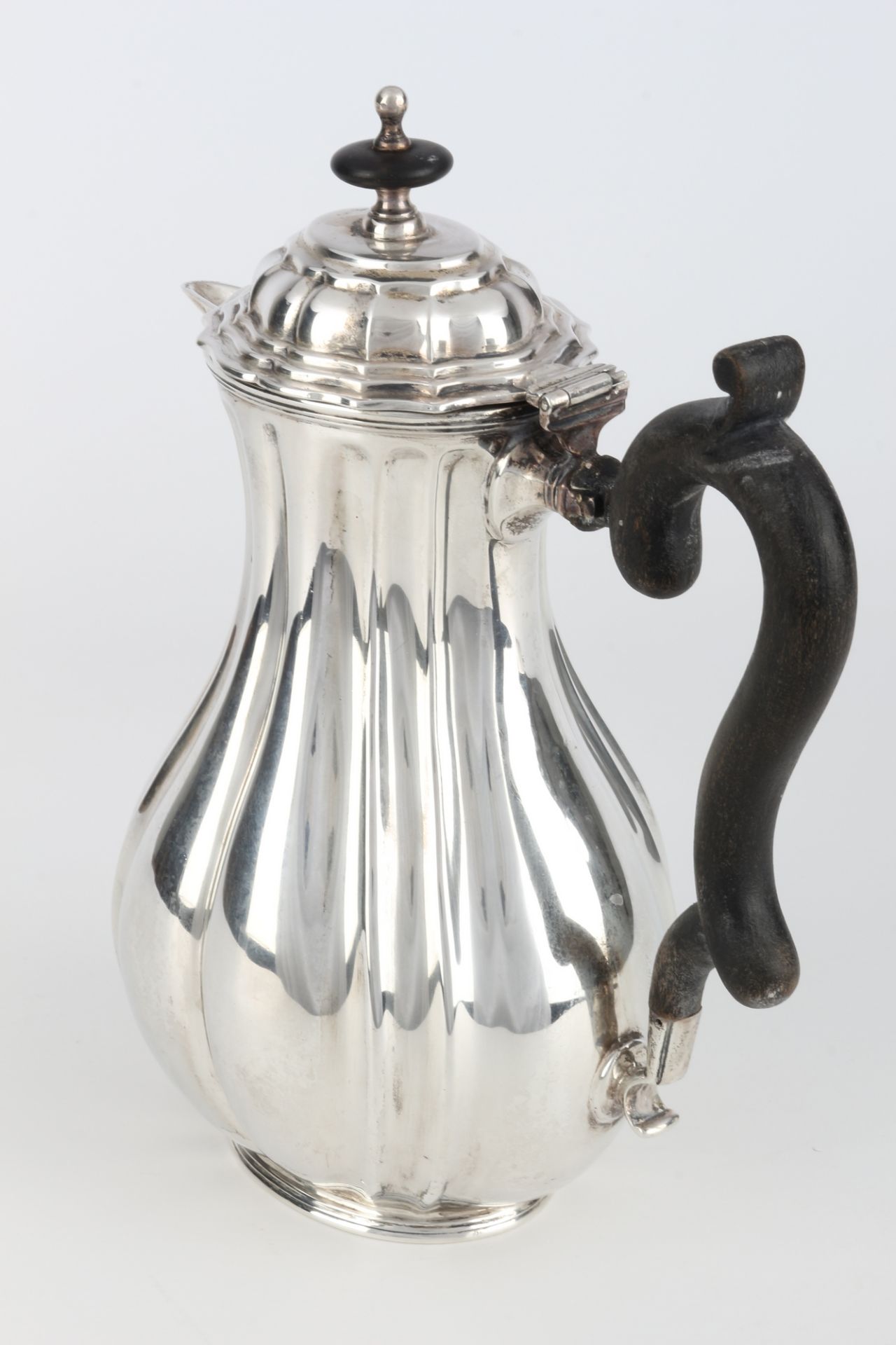 925 Silber Kaffeekanne Mappin & Webb, sterling silver coffee pot, - Bild 3 aus 6