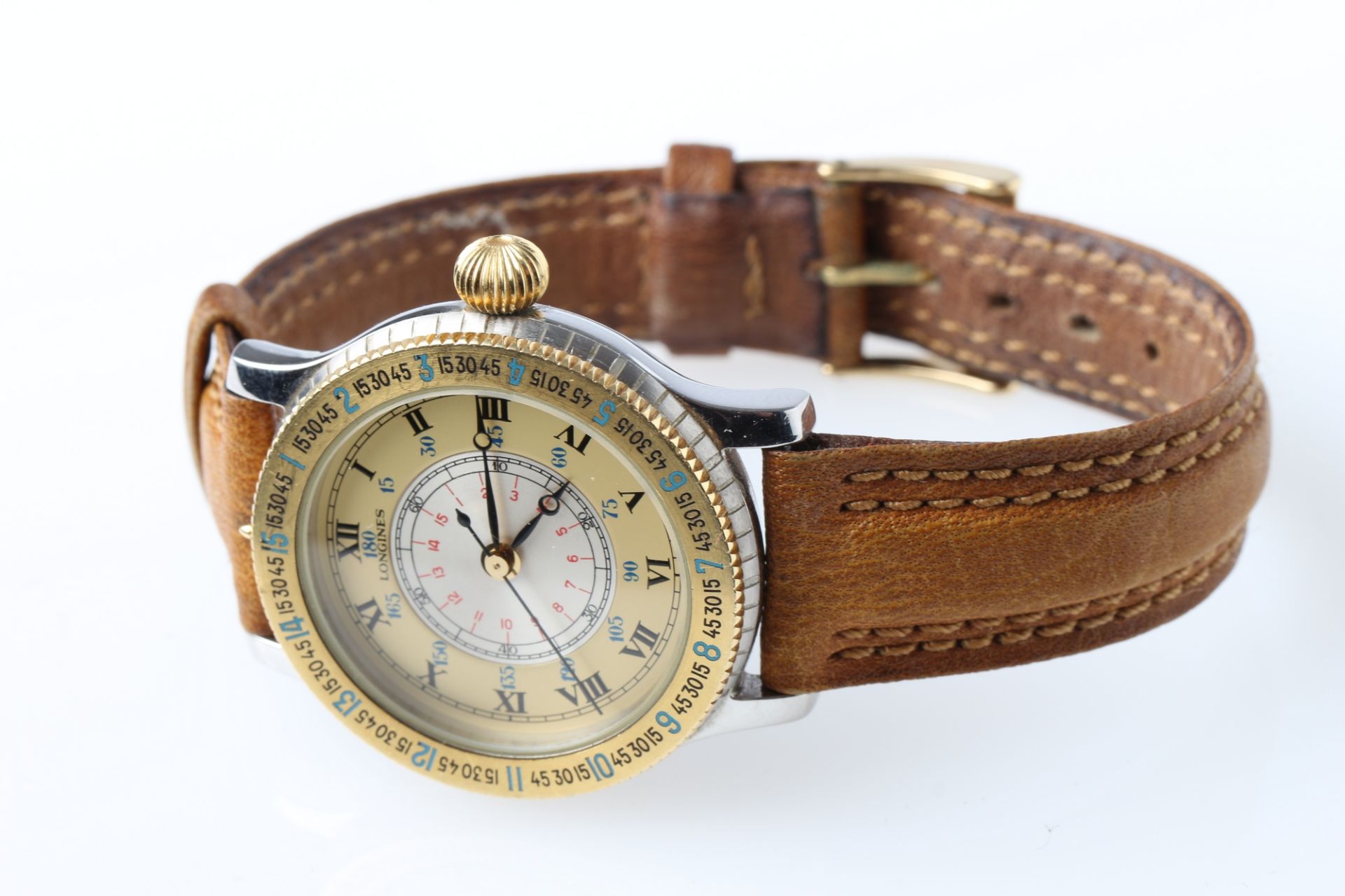 Longines Lindbergh Hour Angle Automatik Herren Armbanduhr, men's wristwatch, - Bild 3 aus 6