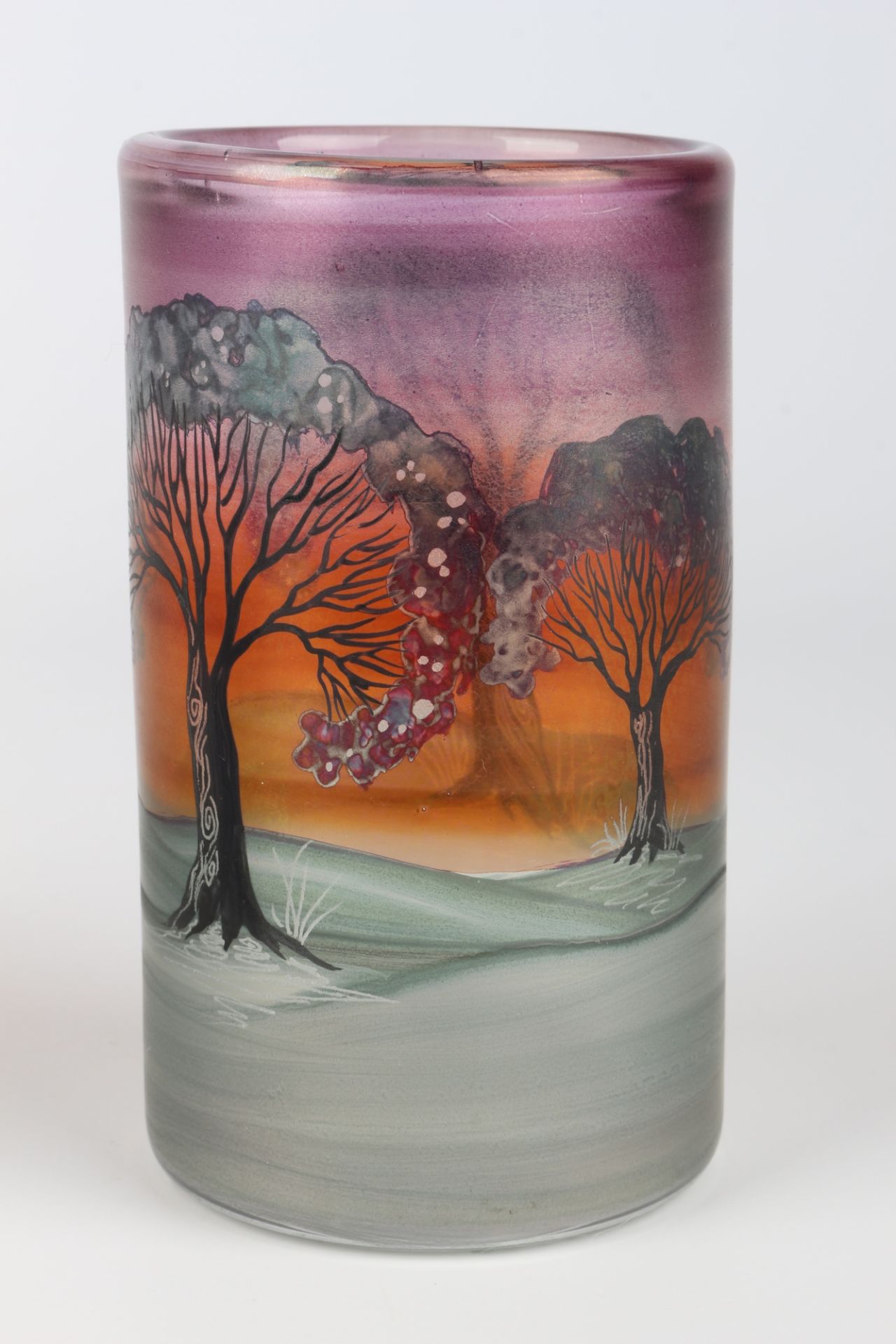 Erwin Eisch 2 Studiogläser Glashütte, artists vases, - Image 2 of 6