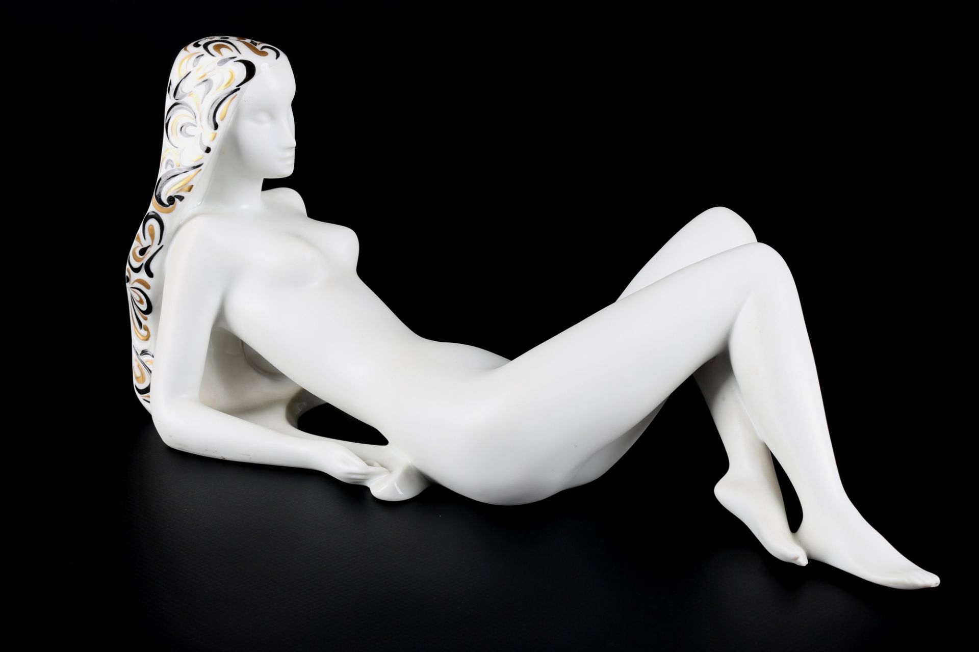 Royal Dux Bohemia 2 Frauenakte Anita und Babeta, nude figurines - Bild 5 aus 6