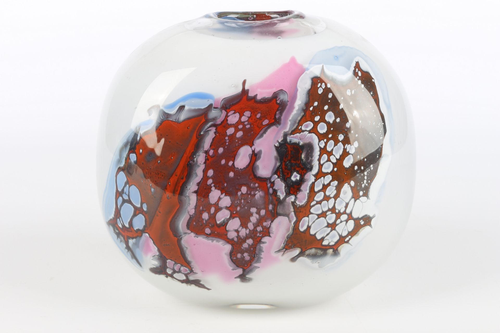 Volkhard Precht (1930-2006) Studioglas "Strukturen", artists glass vase, - Image 3 of 5