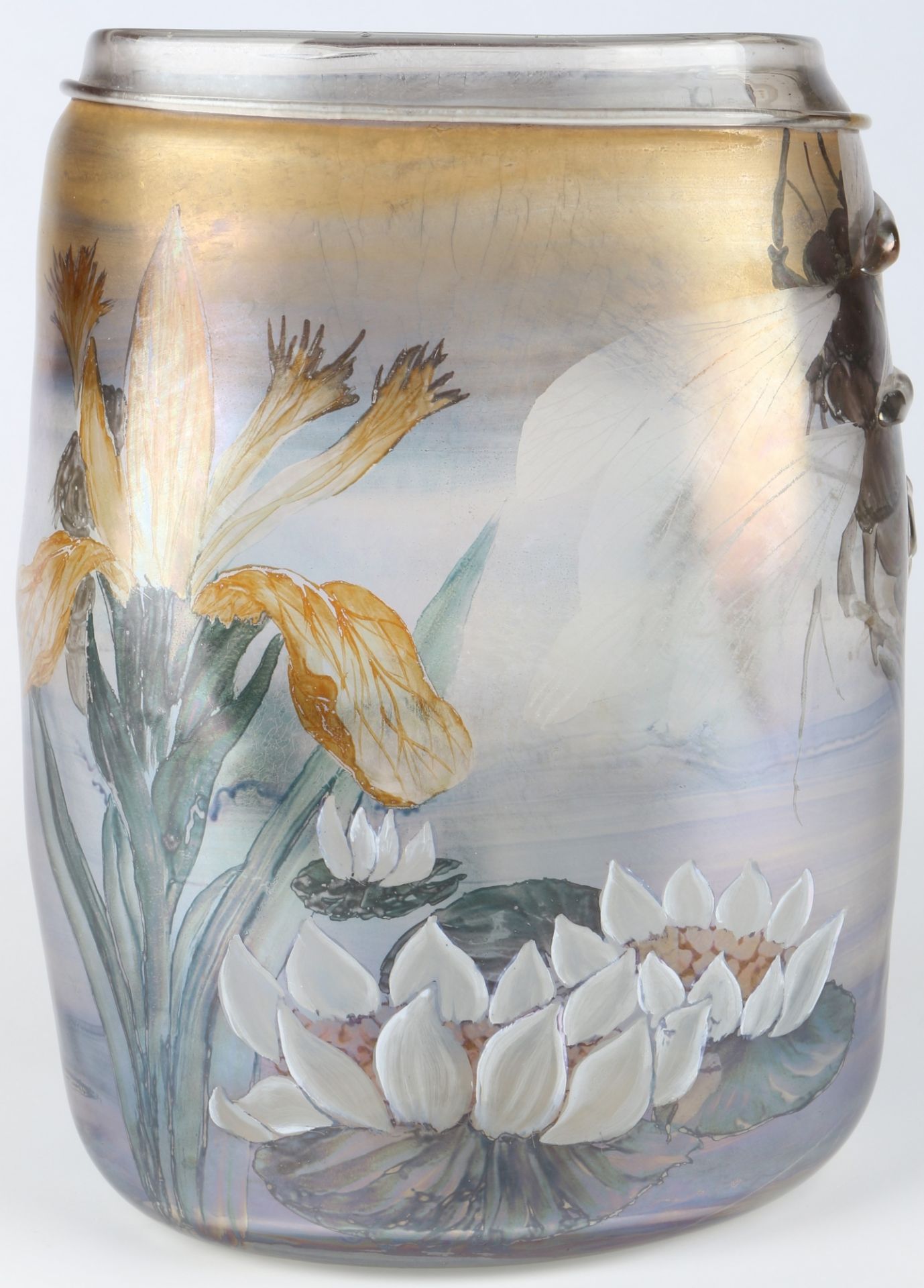 Erwin Eisch Vase Glashütte, artists vase,