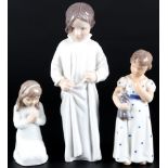 Royal Copenhagen 3 Kinderfiguren, children figures,