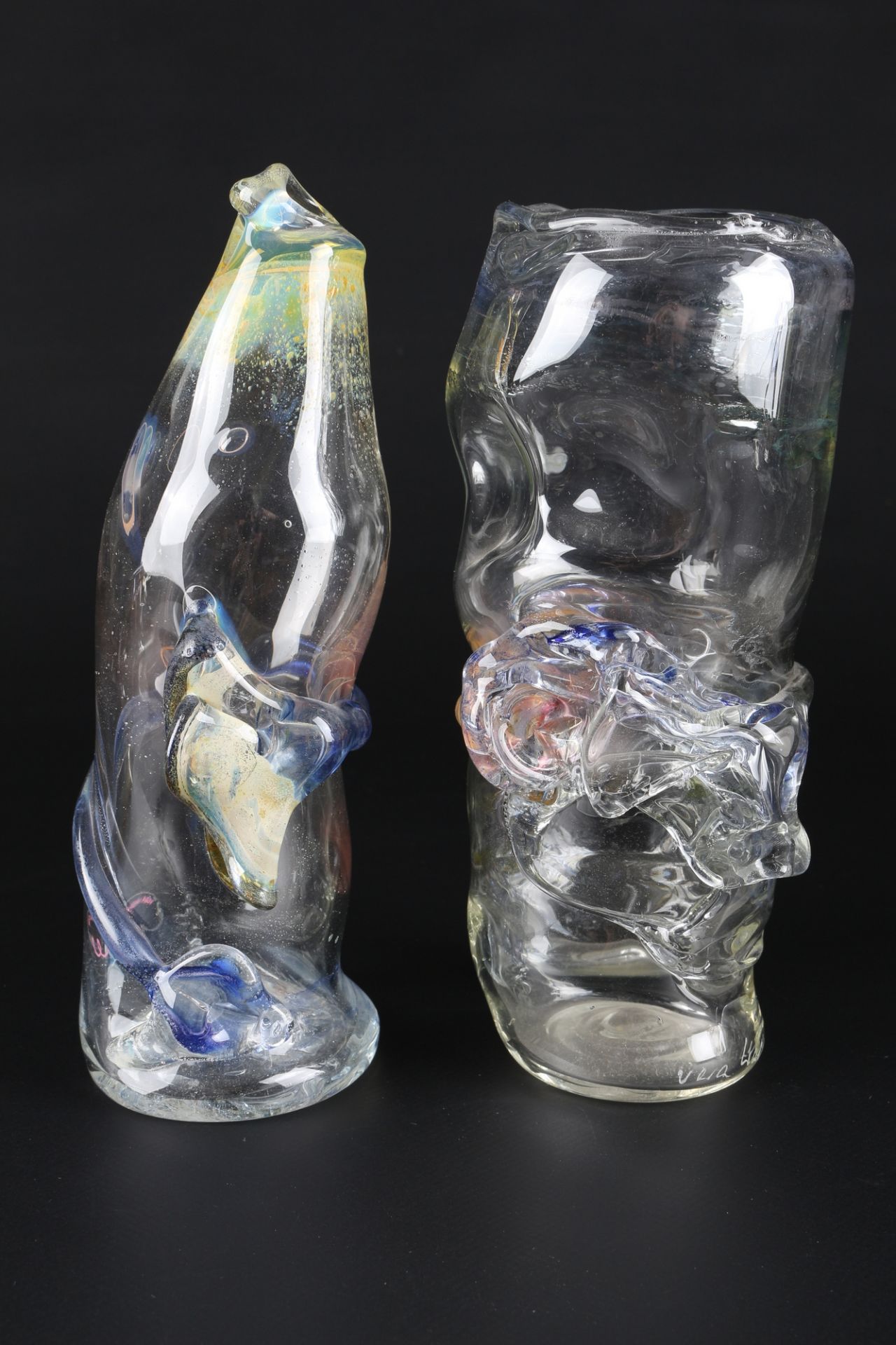 Vera Walther (XX) Konvolut von Studiogläsern / Vasen, glass objects, - Image 3 of 6