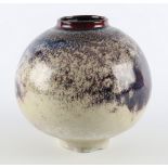 Edouard Chapallaz (1921-2016) Vase, artists pottery ceramic,