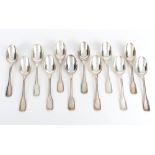 Christofle Cardeilhac Joubert 925 Silber 12 Tafellöffel, french sterling silver table spoons,