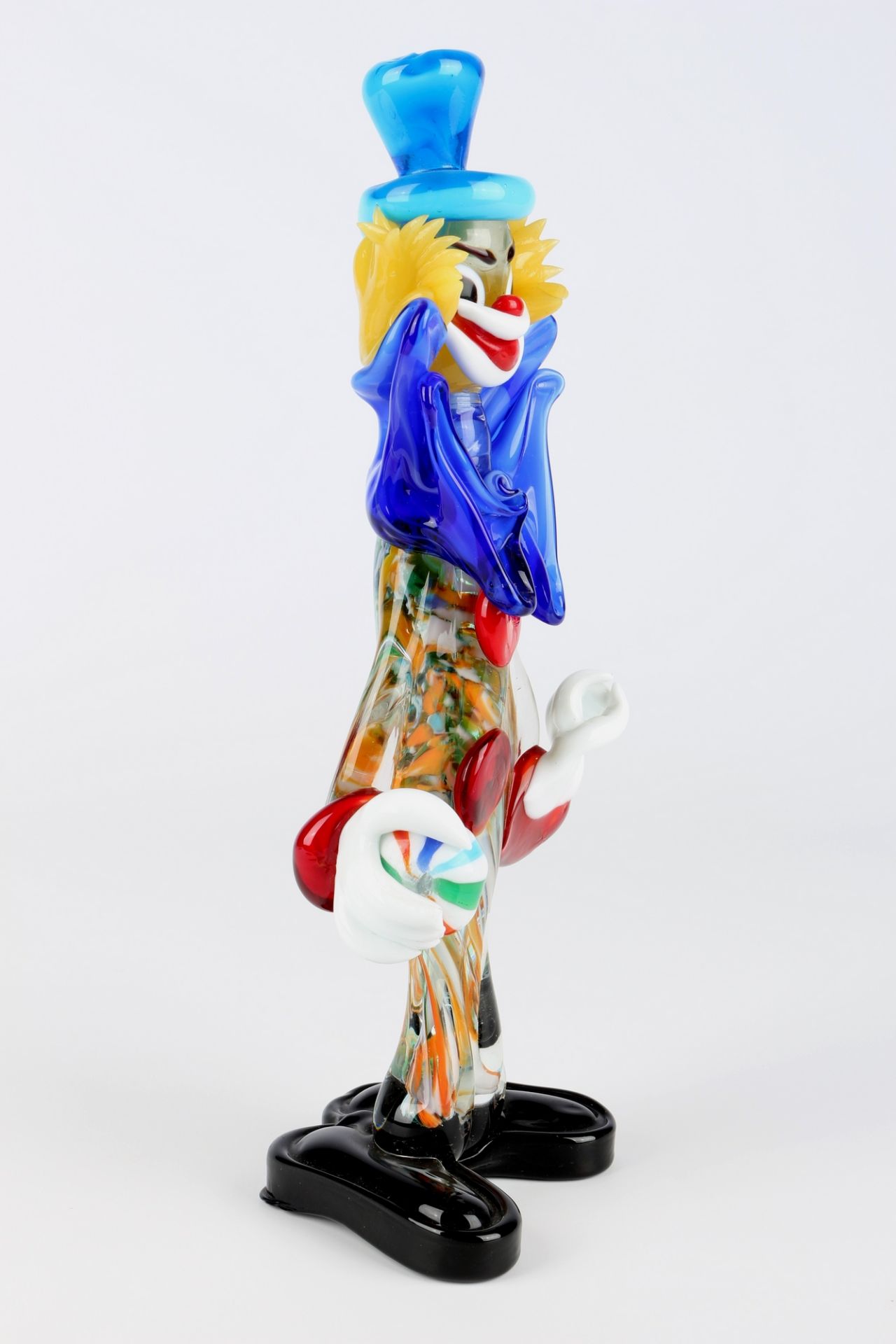 Murano Italy großer Clown, clown figure, - Image 2 of 4