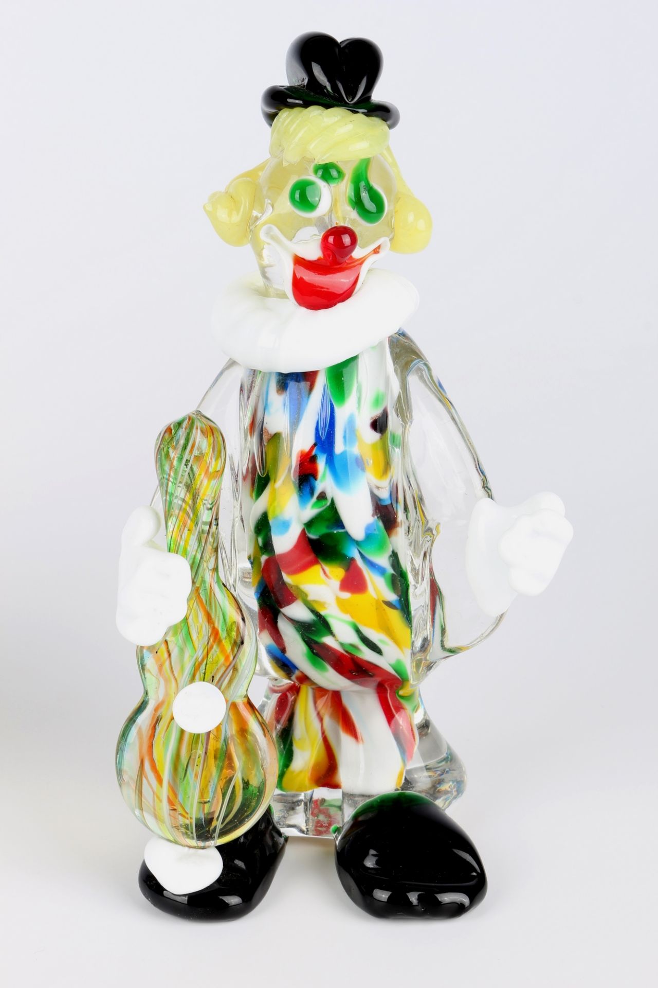 Murano Italy 3 Clown Figuren, clown figures, - Image 4 of 5