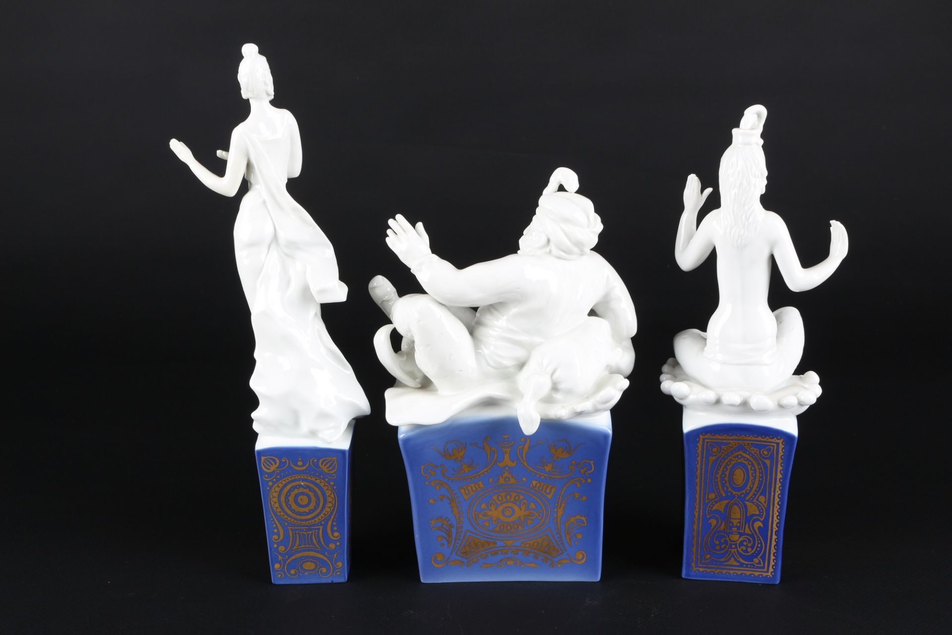 Meissen 1001 Nacht 3 Figuren Heinz Werner, porcelain figures, - Image 5 of 6