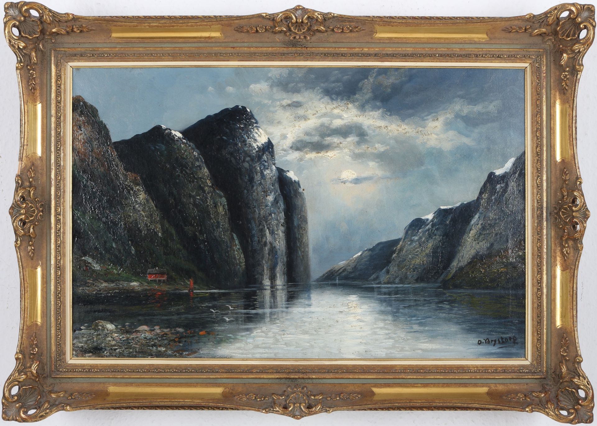 Olav Brystorp (1842-1904) Fjordlandschaft, - Bild 2 aus 4