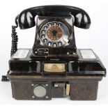 Feldfernsprecher FF 63 M, vintage bakelite telephone,