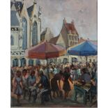 Gilbert-Henri-Louis Sailly (1916-1997) Stadtfest, city festival,