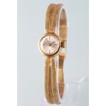750 Gold Cornavin Geneve Armbanduhr, 18K gold wristwatch,