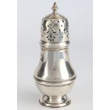 Elkington & Co. England großer Salzstreuer, sterling silver salt shaker,