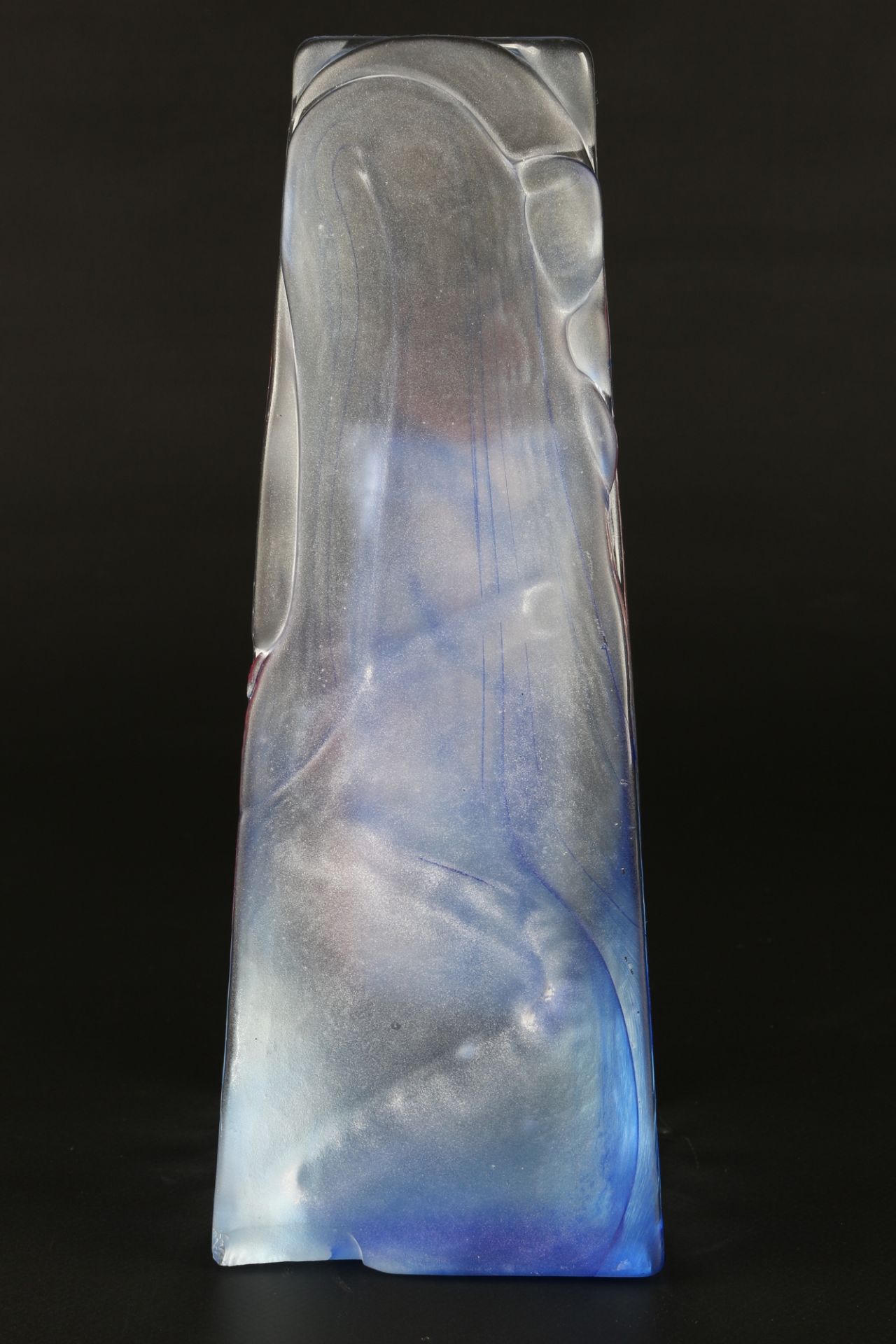 Studioglas Zwei Taucher, crystal sculpture two divers, - Image 4 of 5