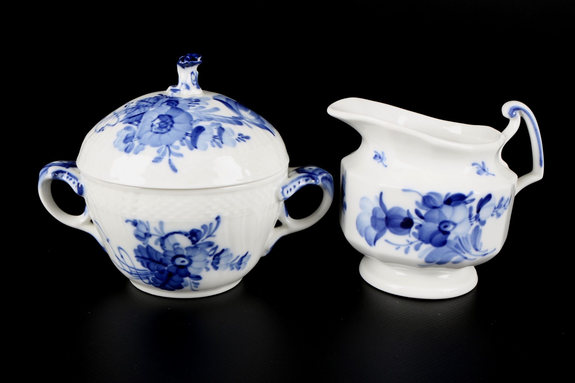 Royal Copenhagen Blaue Blume Kaffeeservice für 6 Personen, coffee service for 6 pers., - Image 3 of 6